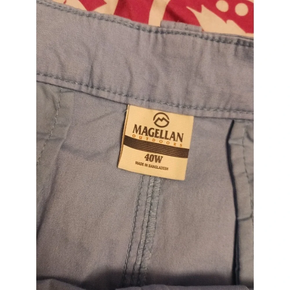 NEW Magellan Men's Light Blue Chino Style Golf‎ Shorts, Size 40